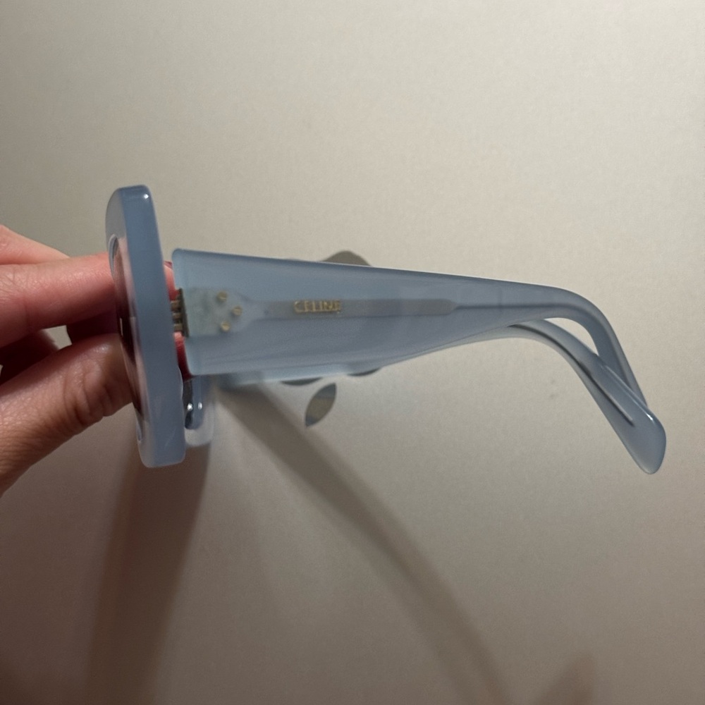 Baby blue cat eye Celine authentic sunglasses - Picture 5 of 6
